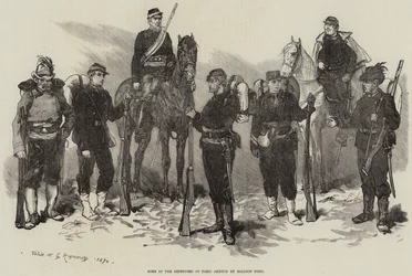 Einige der Verteidiger von Paris